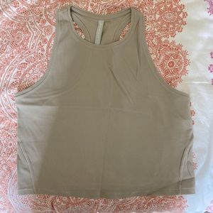 Athleta Cropped Ribbed Tank - Size XLT